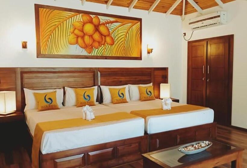 高级家庭房间, Blue Waves Kite Surfing Beach Resort