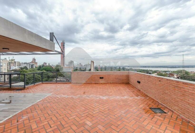 اتاق استاندارد یک تخته با بالکن, Chic And Comfy Loft With Bbq Terrace And Balcony