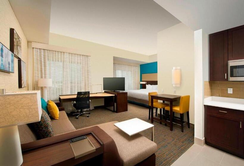 带大床的标准工作室, Residence Inn By Marriott Miami Airport West/doral