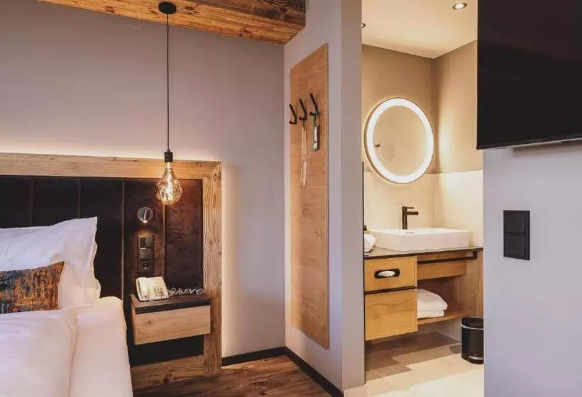 バルコニー付きデラックスルーム, Post Post Hotel   Alpine Boutique Hotel & Spa