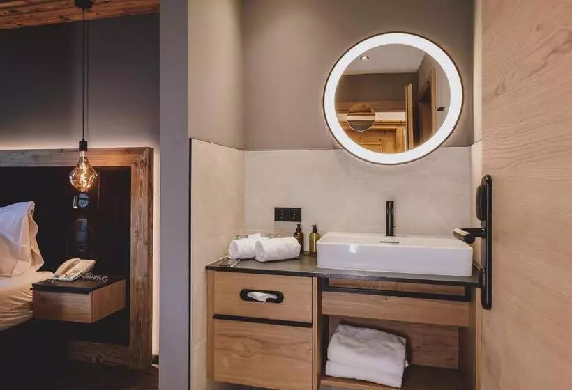 バルコニー付きデラックスルーム, Post Post Hotel   Alpine Boutique Hotel & Spa