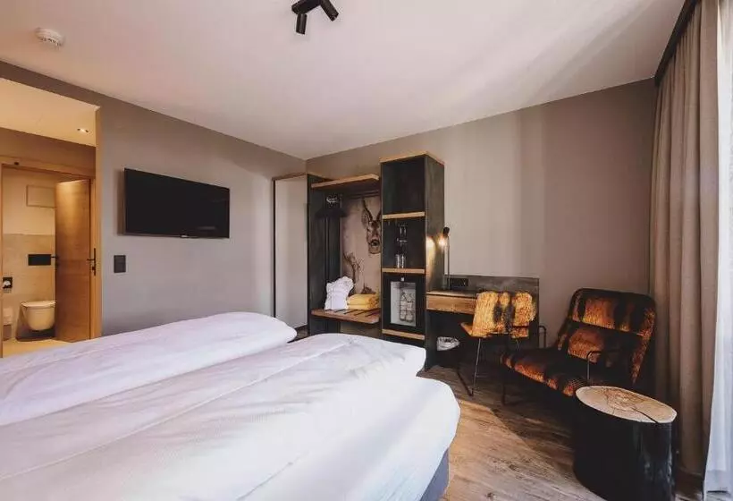 バルコニー付きデラックスルーム, Post Post Hotel   Alpine Boutique Hotel & Spa