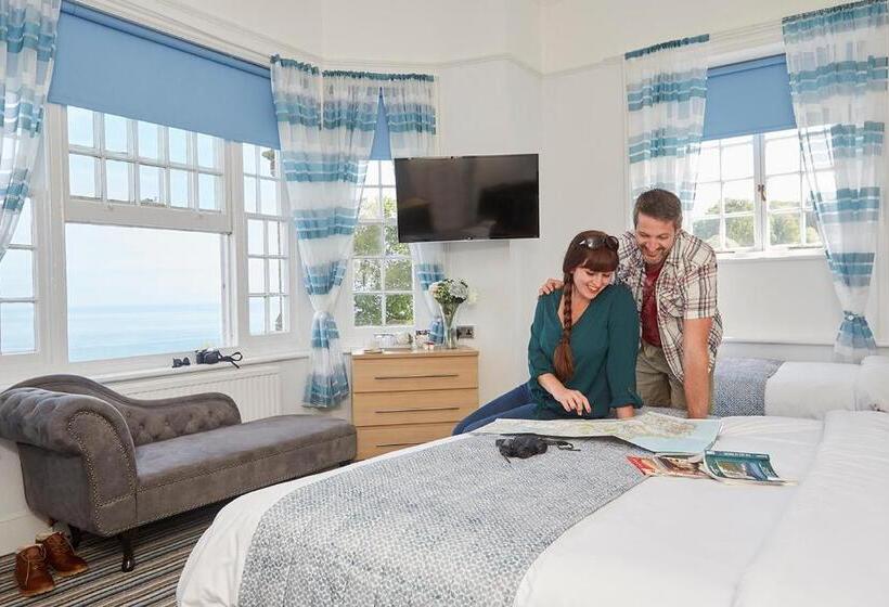 Triple Room Sea View, Luccombe Manor Country House