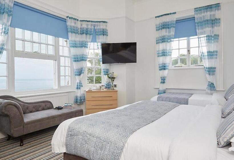 Triple Room Sea View, Luccombe Manor Country House