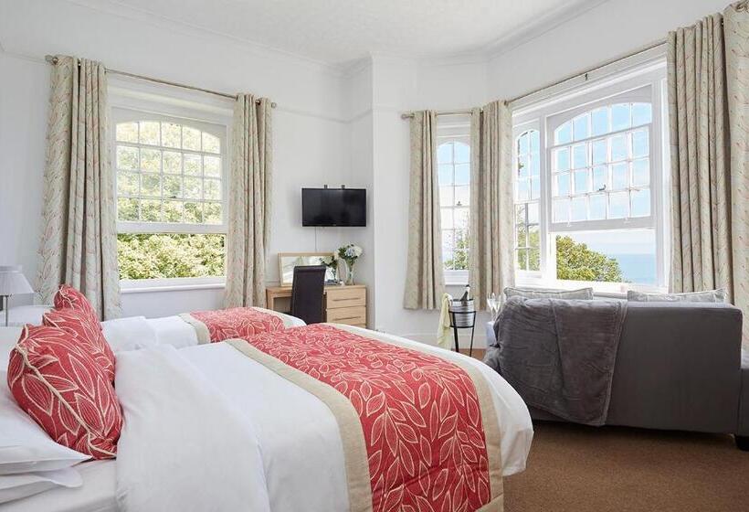 Triple Room Sea View, Luccombe Manor Country House
