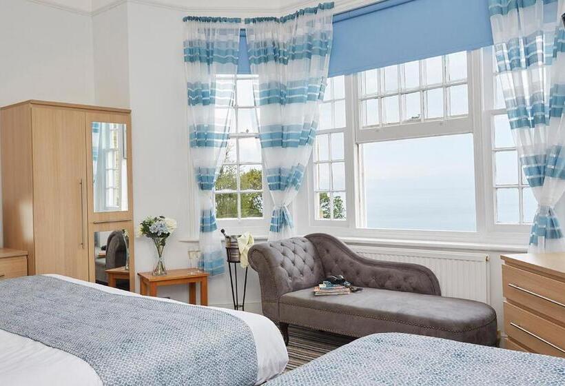 Triple Room Sea View, Luccombe Manor Country House