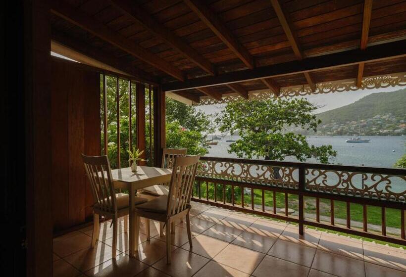 غرفة ديلوكس مطلّة علي البحر مزوَّدة بشُرفة, Gingerbread Suites