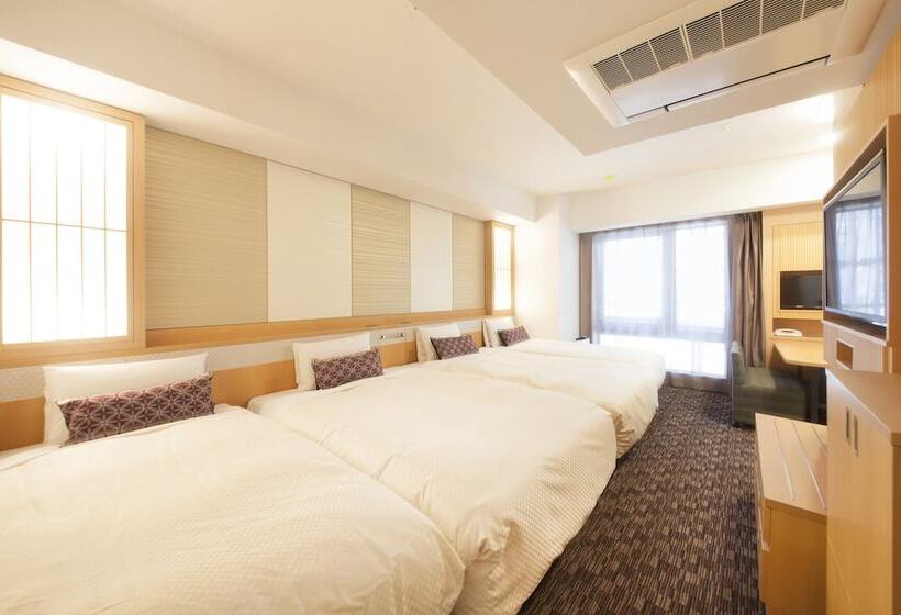 غرفة ديلوكس رباعية, Vessel Hotel Campana Kyoto Gojo