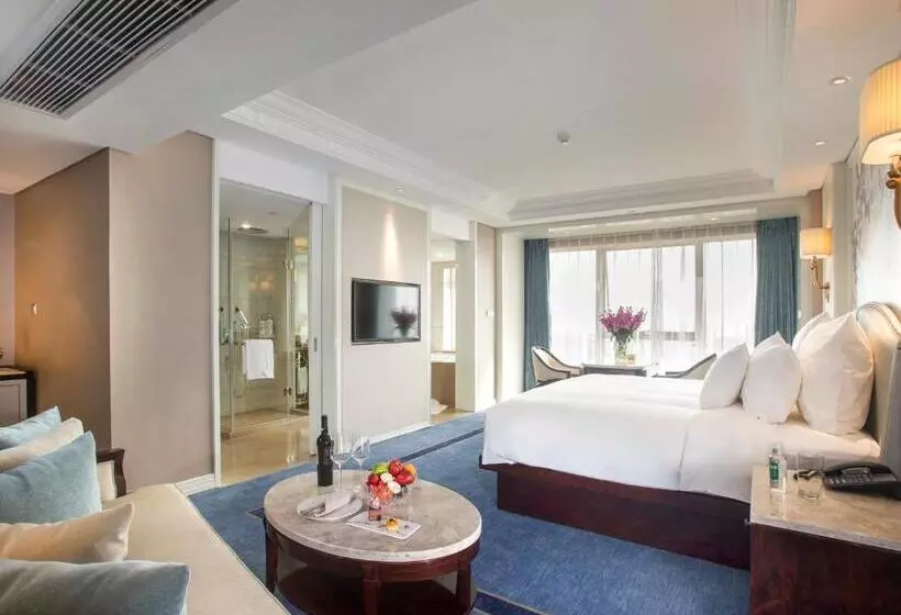 キングサイズベッドのエクゼクティブルーム, Kasion International Hotel Yiwu