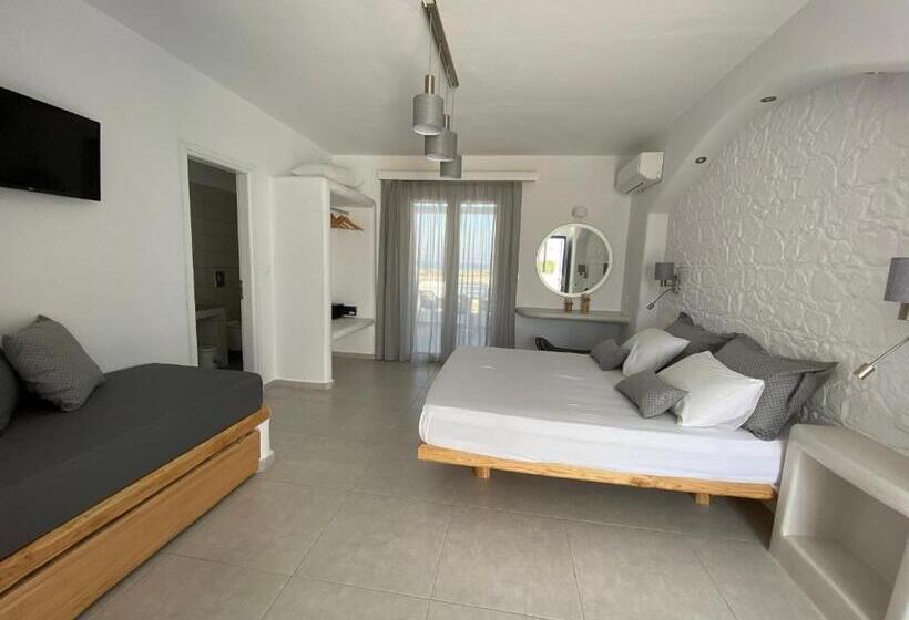 غرفة ديلوكس ثلاثية مطلة على البحر, Nikoletta Studios