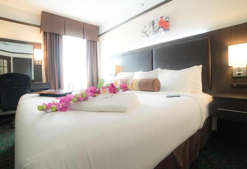 带大床的豪华间, L Escale Hôtel Suites