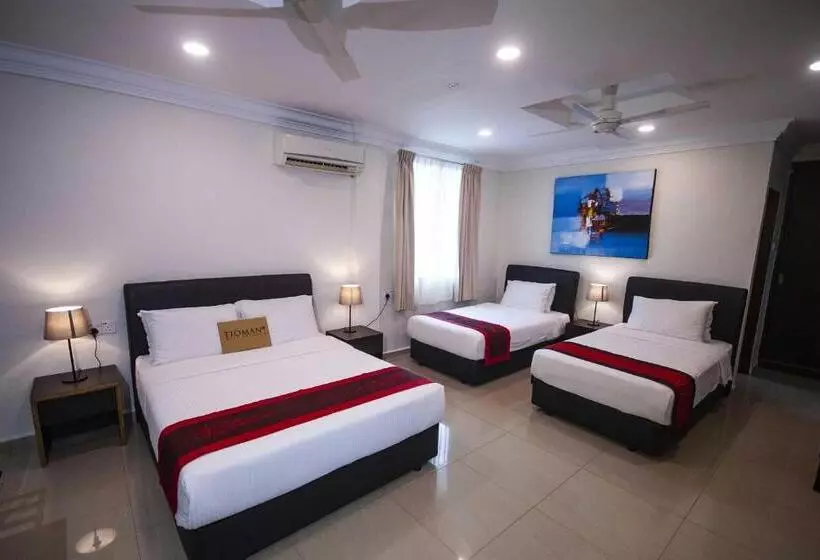 デラックスの４人部屋, Tioman Dive Resort