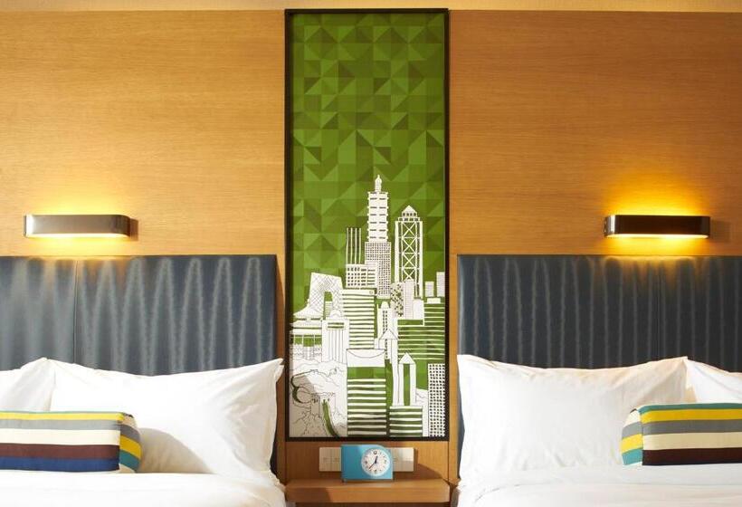 Pokój Standard 2 Łóżka Małżeńskie, Aloft Dongguan Songshan Lake