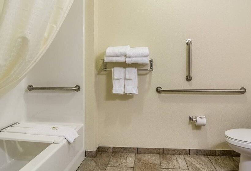 غرفة قياسية سرير كينج لذوى الإحتياجات الخاصة, Cobblestone Inn & Suites  Linton