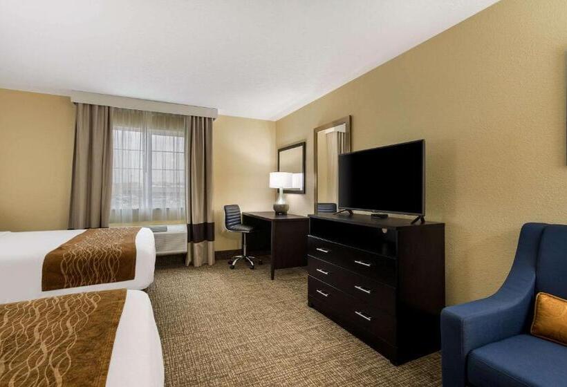 غرفه قياسيه سريرين مزدوجين, Comfort Inn Yankton Sd