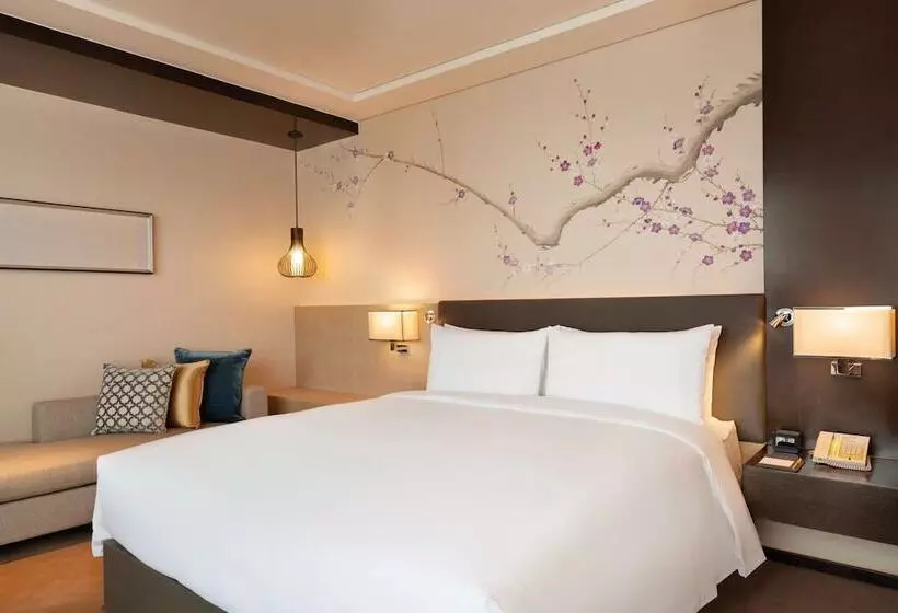 ダブルベッドスタンダードルーム, Hilton Garden Inn Dandong
