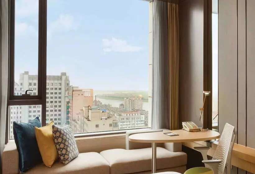 ダブルベッドスタンダードルーム, Hilton Garden Inn Dandong