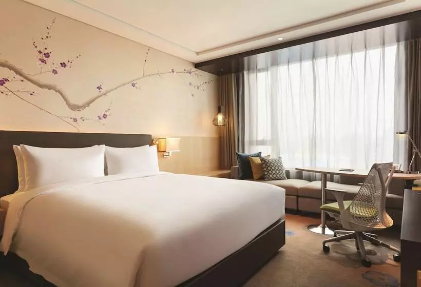 ダブルベッドスタンダードルーム, Hilton Garden Inn Dandong