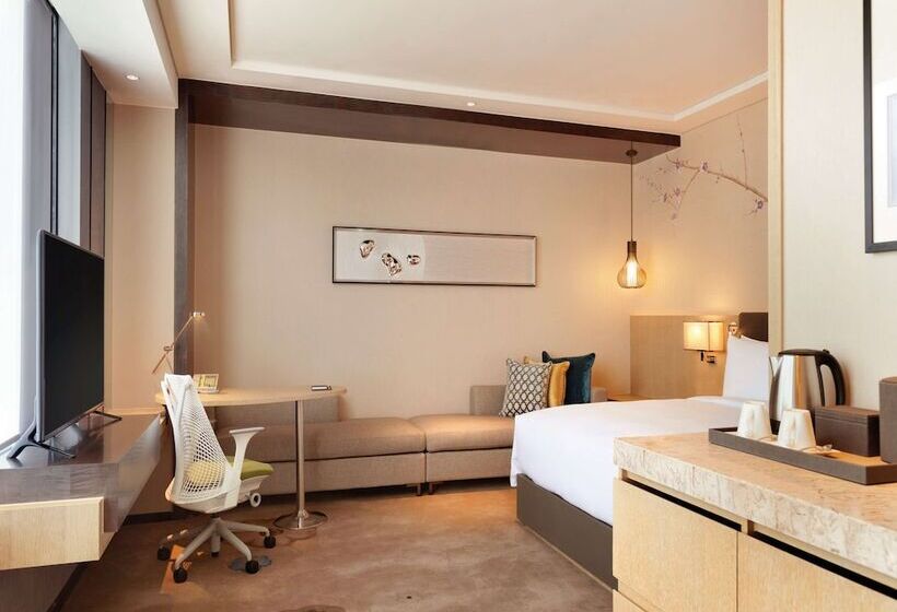 Номер Стандарт Двуспальная Кровать, Hilton Garden Inn Dandong