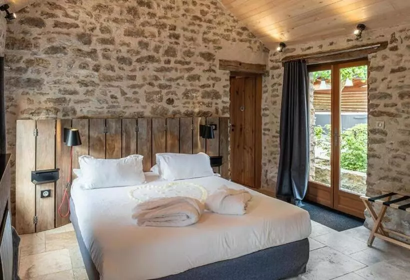 デラックスの４人部屋, Le Domaine Des Prés Verts Suites & Chambres Avec Jacuzzi Privatif