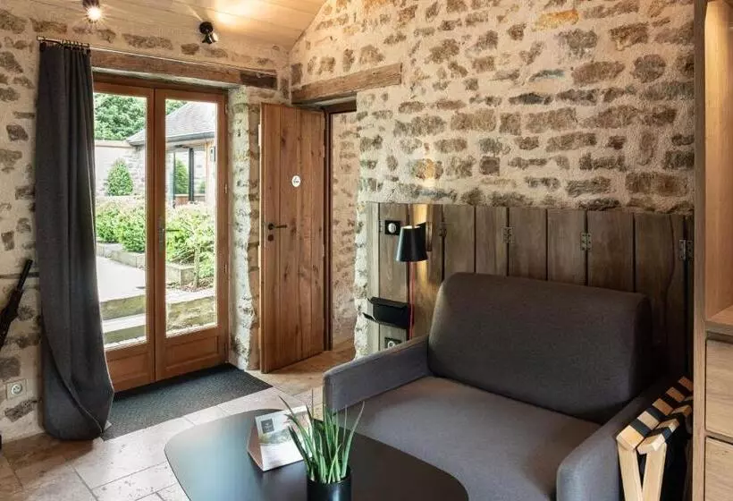 バスタブ付きデラックスルーム, Le Domaine Des Prés Verts Suites & Chambres Avec Jacuzzi Privatif