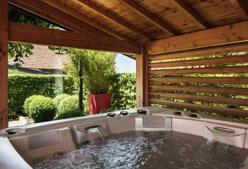 デラックスビラの１ベッドルーム, Le Domaine Des Prés Verts Suites & Chambres Avec Jacuzzi Privatif