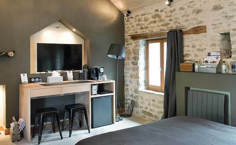 חדר סטנדרט עם ג'קוזי, Le Domaine Des Prés Verts Suites & Chambres Avec Jacuzzi Privatif