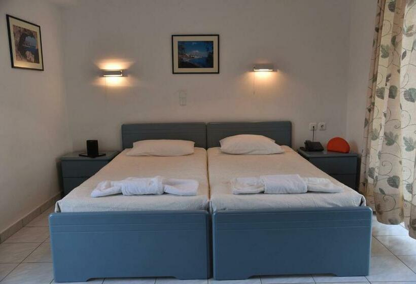 סטודיו סטנדרטי נוף לים, Sarikampos Beach