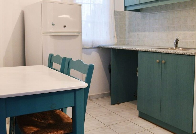 סטודיו סטנדרטי נוף לים, Sarikampos Beach