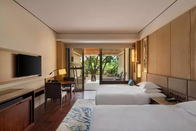 Deluxe-huone Puutarhanäkymä, Sheraton Grand Xishuangbanna