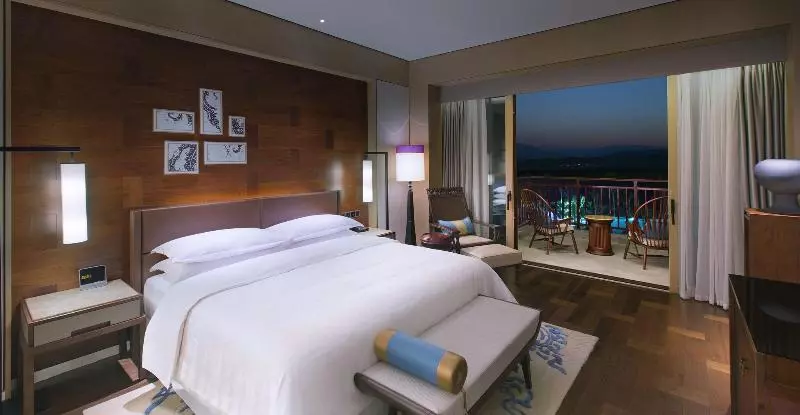 Deluxe-huone Puutarhanäkymä, Sheraton Grand Xishuangbanna