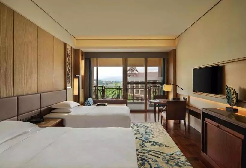 Deluxe-huone Puutarhanäkymä, Sheraton Grand Xishuangbanna