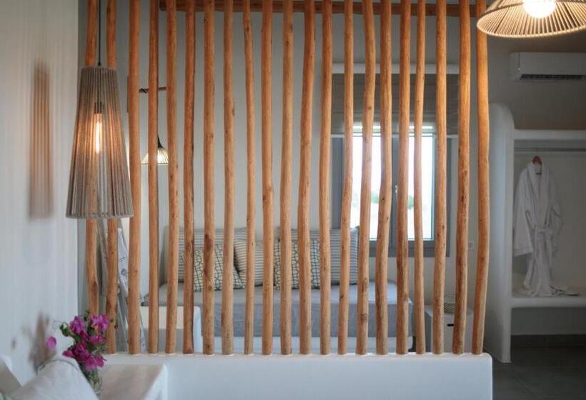 غرفة ديلوكس مطلّة علي البحر مزوَّدة بشُرفة, Africanis Bungalows