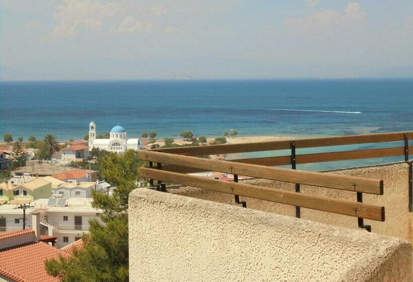 1침실 펜트하우스 아파트, Agistri Apartments