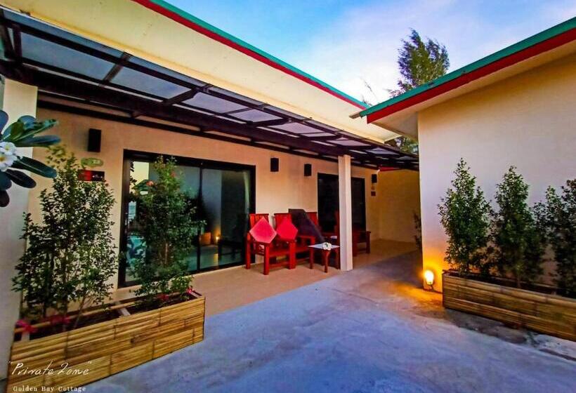 家庭间侧面带海景, Golden Bay Cottage   Sha Extra Plus