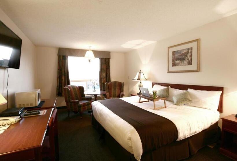 חדר סטנדרט עם מיטת קינג, Foxwood Inn & Suites Drayton Valley