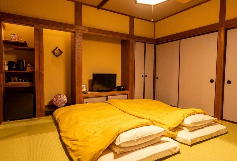 اتاق استاندارد سه تخته با بالکن, Shima Onsen Kashiwaya Ryokan