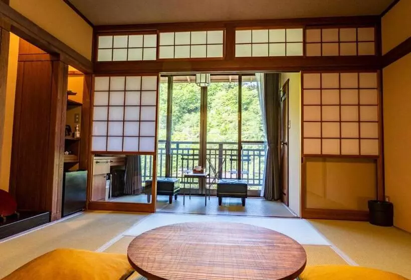 バルコニー付きスタンダードトリプルルーム, Shima Onsen Kashiwaya Ryokan