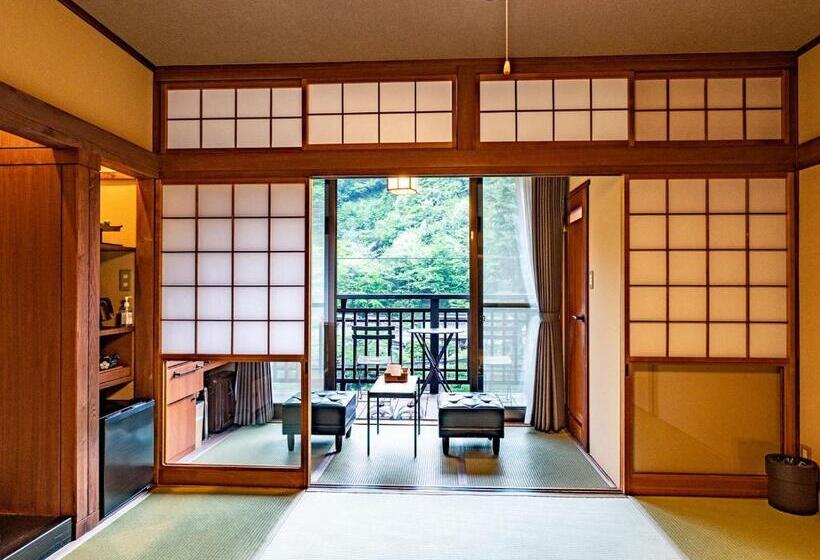 バルコニー付きスタンダードトリプルルーム, Shima Onsen Kashiwaya Ryokan