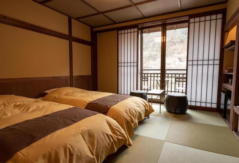 バルコニー付きスタンダードルーム, Shima Onsen Kashiwaya Ryokan