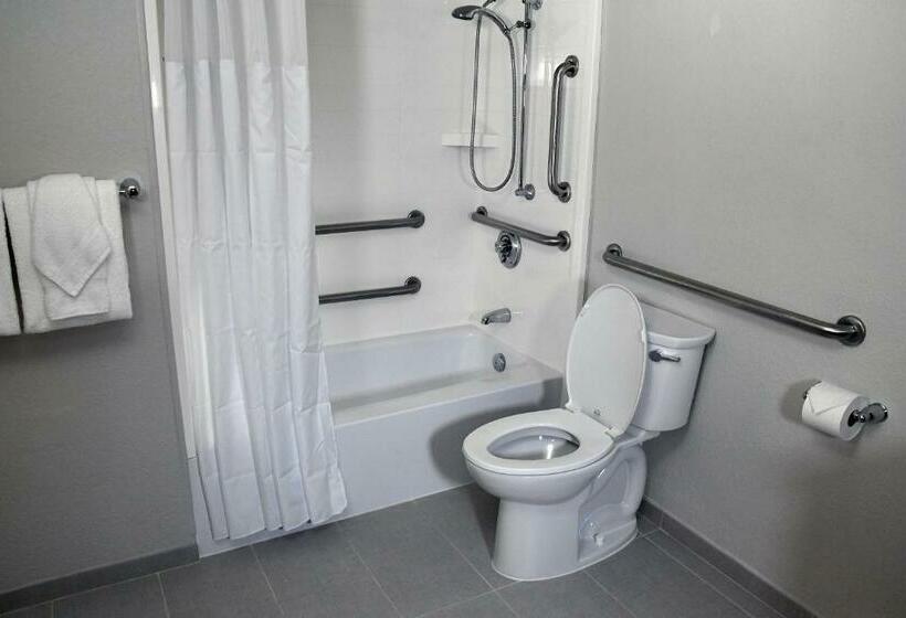 适合残疾人士使用的带超级大床的标准间, Wyndham Garden Lake Buena Vista Disney Springs® Resort Area