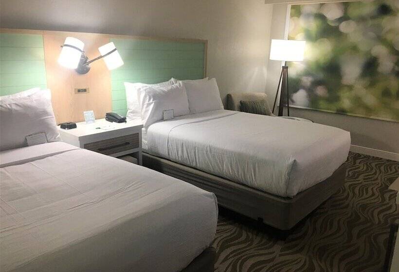 带2个双人床的标准工作室, Wyndham Garden Lake Buena Vista Disney Springs® Resort Area