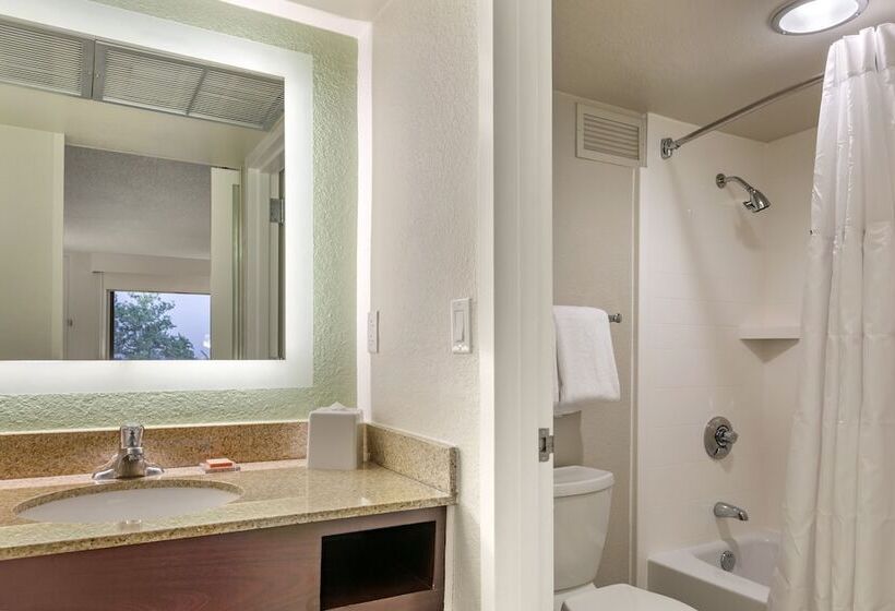 带2个双人床的标准工作室, Wyndham Garden Lake Buena Vista Disney Springs® Resort Area