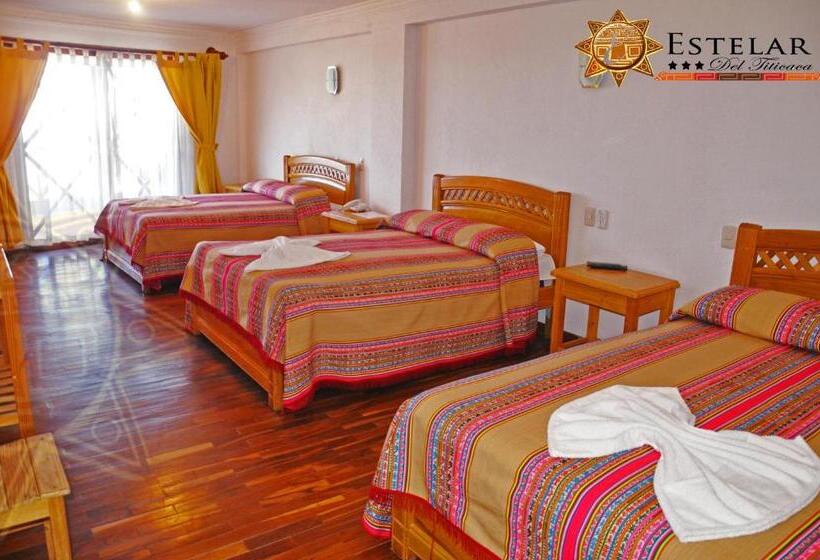 اتاق استاندارد سه تخته با بالکن, Estelar Del Tititaca