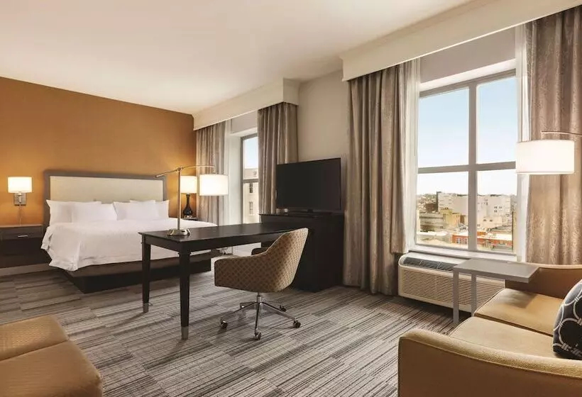 ダブルベッドのスタンダードスタジオ, Hampton Inn & Suites Roanokedowntown