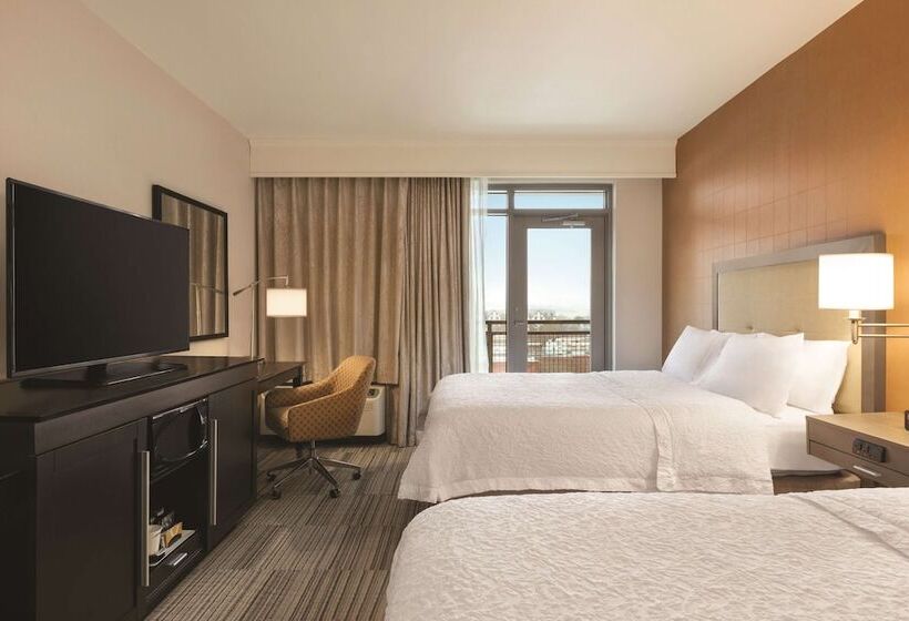 غرفه قياسيه سريرين مزدوجين, Hampton Inn & Suites Roanokedowntown