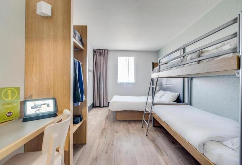 חדר סטנדרט לארבעה, B&b Hotel Brignoles