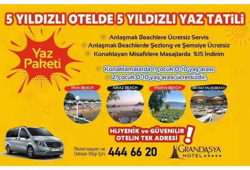 اتاق استاندارد با چشمانداز دریا, Grand Asya