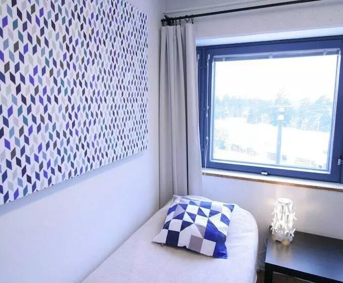 اتاق استاندارد یک تخته با سرویس بهداشتی مشترک, Forenom Hostel Espoo Kivenlahti