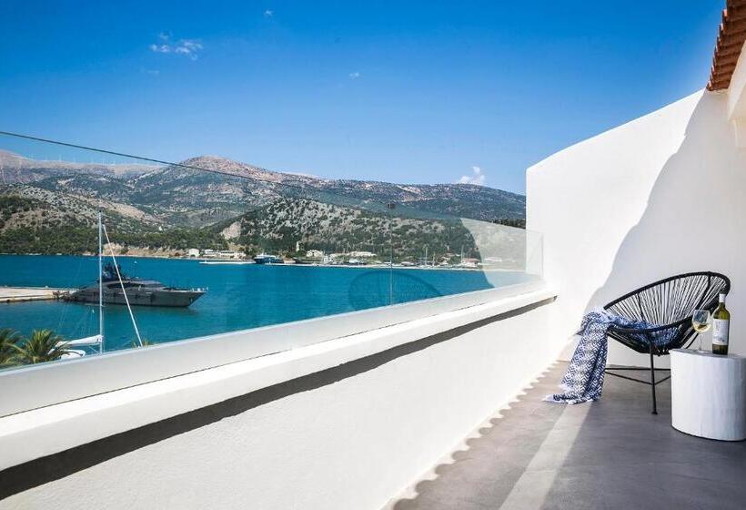 수피리어 룸 측면 바다 전망, Kefalonia Grand